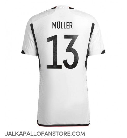 Saksa Thomas Muller #13 Kotipaita MM-kisat 2022 Lyhythihainen